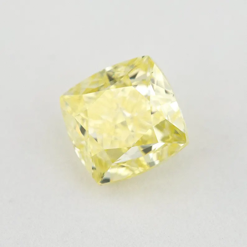GIA Certified 1.00ct. Fancy Yellow Loose Natural Diamond Cushion VS2 Untreated|Certificate|Genuine|Yellow Diamond