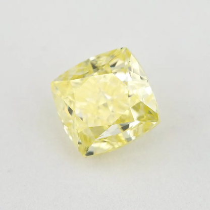 GIA Certified 1.00ct. Fancy Yellow Loose Natural Diamond Cushion VS2 Untreated|Certificate|Genuine|Yellow Diamond
