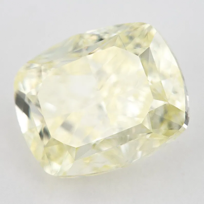 GIA Certified 4.01ct. U to V range Yellow Loose Natural Diamond Cushion VVS2 Untreated|Certificate|Genuine|Yellow Diamond