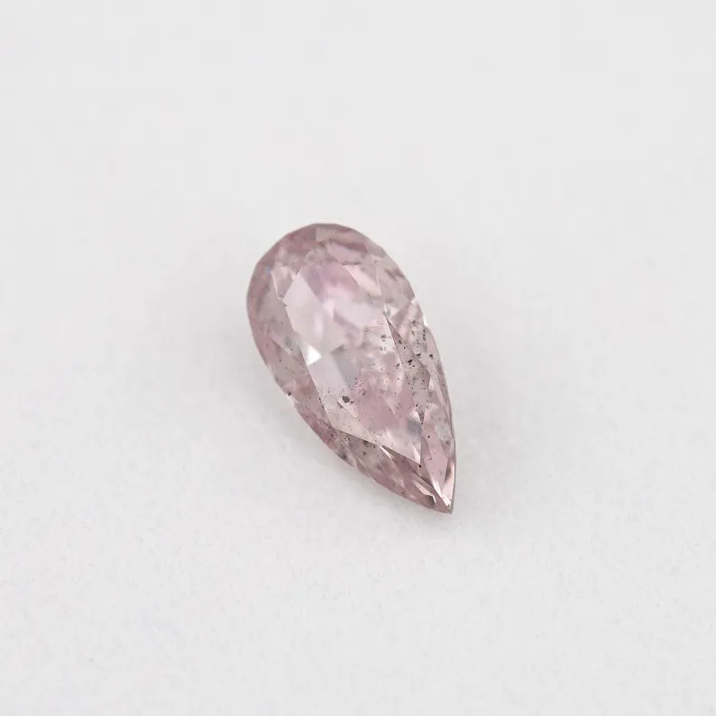 GIA Certified 0.20ct Fancy Light Pink Natural Argyle Pink Diamond Pear Brilliant SI2