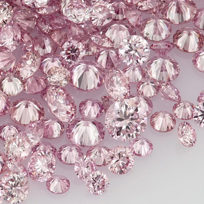 Argyle Pink Diamonds 0.25ct 0.8mm to 2.2mm mix scoop Deluxe Pink Diamonds Untreated Natural Pink Diamond Round|Melee|accents|Argyle