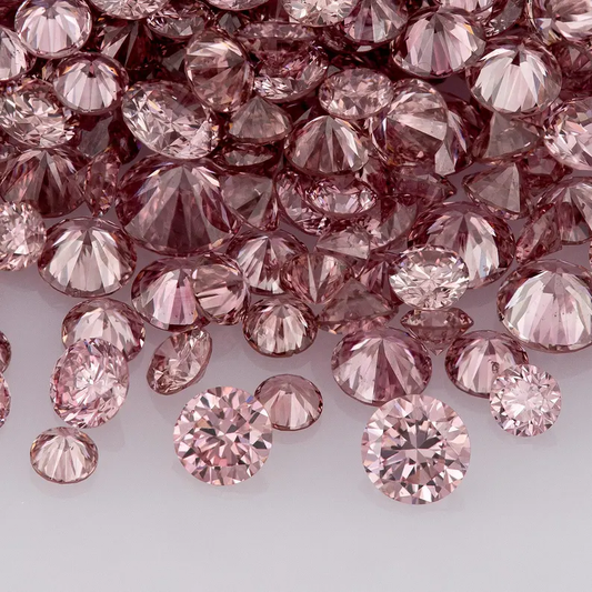 Vivid Pink Diamonds 0.25ct 0.8mm to 2.2mm mix scoop Argyle Pink Diamond Untreated Natural Pink Diamonds Round|Melee|accents|Argyle