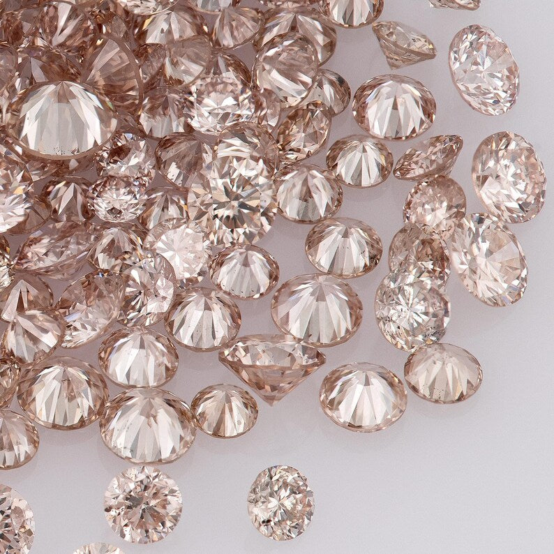 Argyle Pink Diamonds 0.25ct 0.8mm to 2.2mm mix scoop Argyle Pink Diamond Untreated Natural Pink Diamonds Round|Melee|accents|Argyle