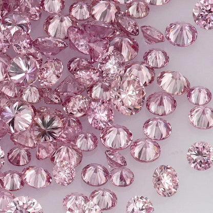 Argyle Pink Diamonds 0.25ct 0.8mm to 2.2mm mix scoop Extra Vivid Pink Diamonds Untreated Natural Pink Diamond Round|Melee|accents|Argyle