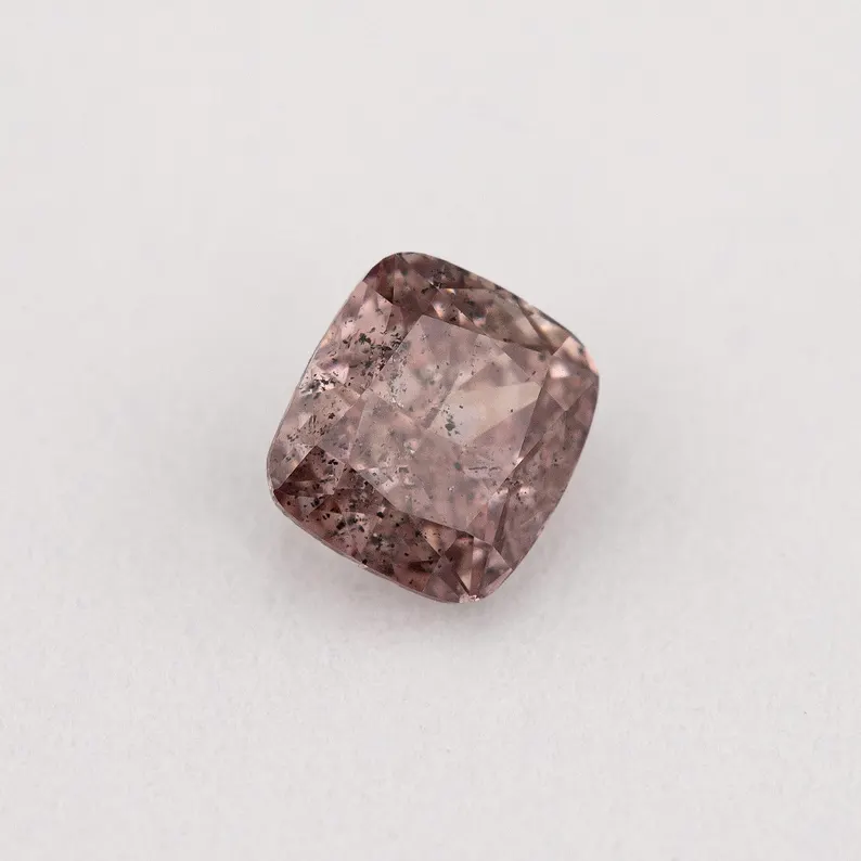 GIA Certified 0.35ct Fancy Brownish Pink Natural Argyle Pink Diamond Cushion Brilliant SI1