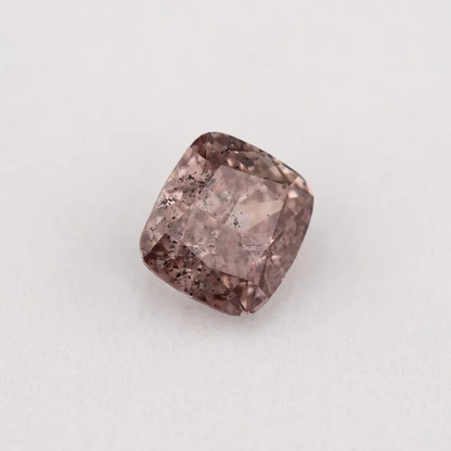 GIA Certified 0.35ct Fancy Brownish Pink Natural Argyle Pink Diamond Cushion Brilliant SI1