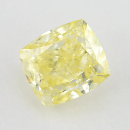 GIA Certified 2.01ct. Fancy Yellow Loose Natural Diamond Cushion VS2 Untreated|Certificate|Genuine|Yellow Diamond