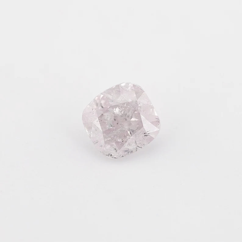 1.02ct Untreated Light Pink Natural Diamond Cushion 5.6x5.3mm Solitaire Carat Up|mined|Real|Custom Jewelry|Jewelry Maker|Rare|earthmined