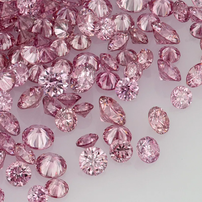 Argyle Pink Diamonds 0.25ct 0.8mm to 2.2mm mix scoop Extra Vivid Pink Diamonds Untreated Natural Pink Diamond Round|Melee|accents|Argyle