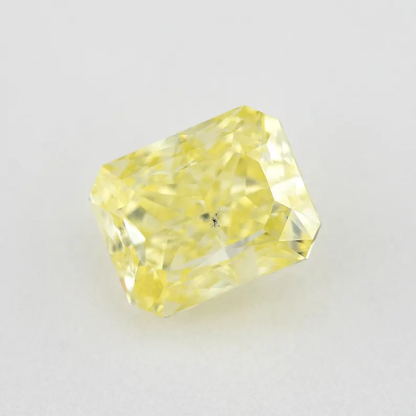 GIA Certified 1.01ct. Fancy Yellow Loose Natural Diamond Radiant Emerald SI1 Untreated|Certificate|Genuine|Yellow Diamond