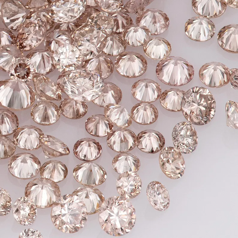 Argyle Pink Diamonds 0.25ct 0.8mm to 2.2mm mix scoop Dark Argyle Pink Diamond Untreated Natural Pink Diamonds Round|Melee|accents|Argyle