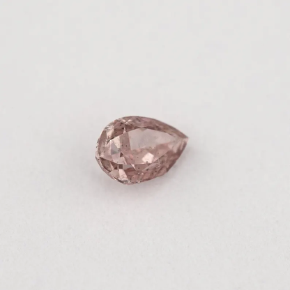 GIA Certified 0.15ct Fancy Brownish Pink Natural Argyle Pink Diamond Pear Brilliant SI2
