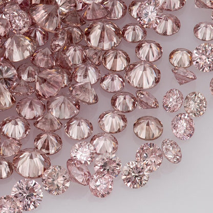 Intense Pink Diamonds 0.25ct 0.8mm to 2.2mm mix scoop Argyle Pink Diamond Untreated Natural Pink Diamonds Round|Melee|accents|Argyle
