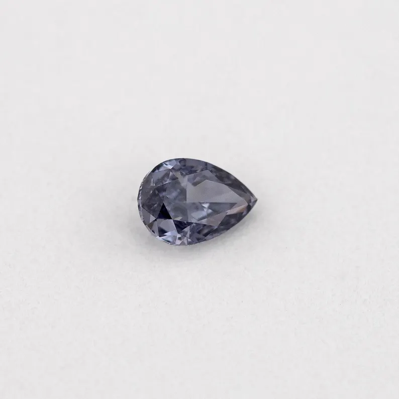 GIA Certified 0.10ct Fancy Gray Violet Natural Argyle Pink Diamond Pear Briliant
