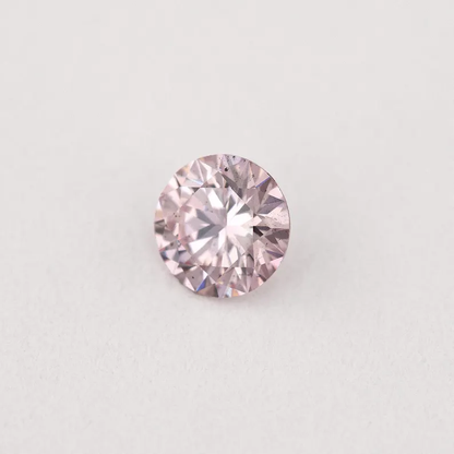 Argyle Certified 0.17ct 7PP Fancy Pink Natural Argyle Pink Diamond Round Brilliant