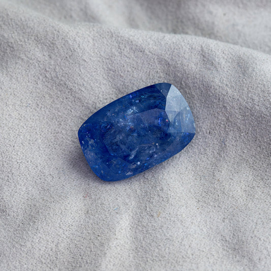 Deep Royal Blue 51.14 Ct Sapphire | Cushion Cut Untreated Natural Gemstone | Collector’s Statement Stone for High-End Jewelry | Bold & Rare