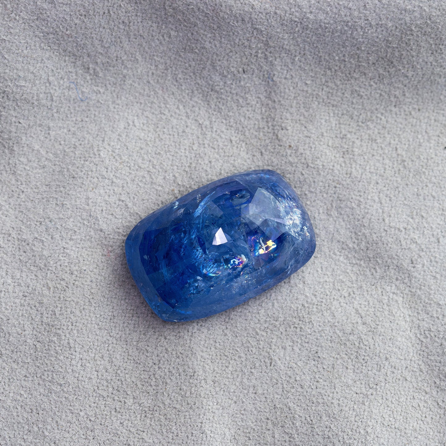 Deep Royal Blue 51.14 Ct Sapphire | Cushion Cut Untreated Natural Gemstone | Collector’s Statement Stone for High-End Jewelry | Bold & Rare