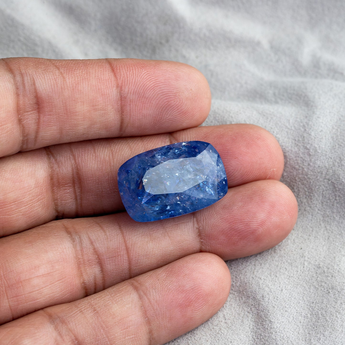 Deep Royal Blue 51.14 Ct Sapphire | Cushion Cut Untreated Natural Gemstone | Collector’s Statement Stone for High-End Jewelry | Bold & Rare