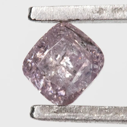 0.28ct Fancy Vivid Pink Untreated Loose Natural Pink Diamond Cushion I3