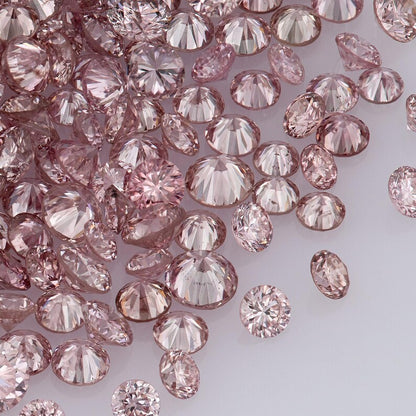 Argyle Pink Diamonds 0.25ct 0.8mm to 2.2mm mix scoop Argyle Pink Diamond Untreated Natural Pink Diaomonds Round|Melee|accents|Argyle