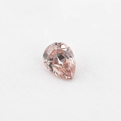 GIA Certified 0.17 Ct Untreated Fancy Pink Natural Diamond Pear Solitaire|Custom Jewelry|Certificate|natural color|rare