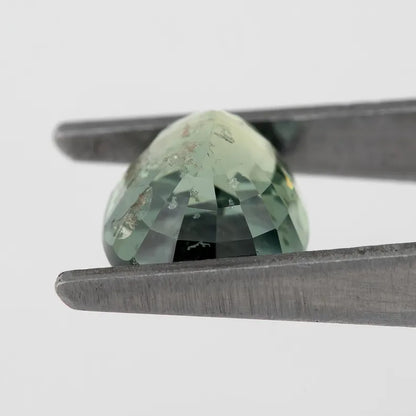Mint Green Sapphire 2.19ct | Oval Cut Untreated Natural Gemstone | African Origin | For Custom Ring or Pendant Jewelry