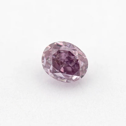 GIA Certified 0.25 Ct Untreated Fancy Intense Purple Pink Natural Diamond Oval Solitaire|Custom Jewelry|Certificate|natural color|rare