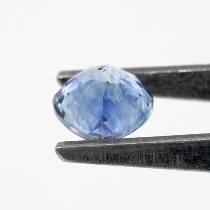 Bicolor - Blue & White | Natural Sapphire Pear Cut 1.12ct | Heated Ceylon Gemstone | Loose Sapphire for Jewelry or Custom Ring