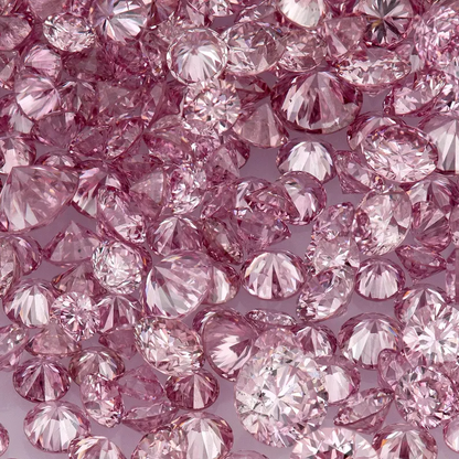 Argyle Pink Diamonds 0.25ct 0.8mm to 2.2mm mix scoop Extra Vivid Pink Diamonds Untreated Natural Pink Diamond Round|Melee|accents|Argyle
