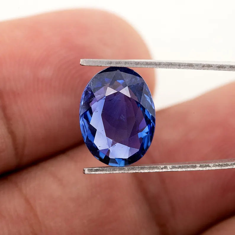 UNHEATED GRS Certified 4.30 ct. Natural Blue Sapphire Oval Ceylon Sri Lanka