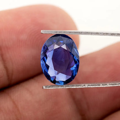 UNHEATED GRS Certified 4.30 ct. Natural Blue Sapphire Oval Ceylon Sri Lanka