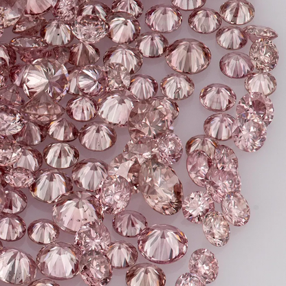 Intense Pink Diamonds 0.25ct 0.8mm to 2.2mm mix scoop Argyle Pink Diamond Untreated Natural Pink Diamonds Round|Melee|accents|Argyle