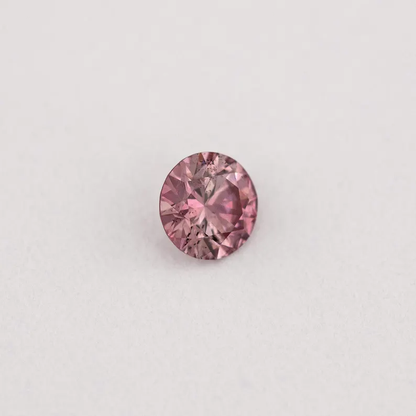 GIA Certified 0.09ct Fancy Intense Pink Natural Argyle Pink Diamond Round Brilliant SI2