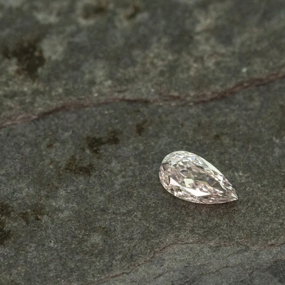 0.13ct Light Pink Untreated Loose Natural Pink Diamond Pear SI