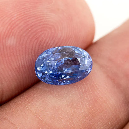 3.59 ct. Natural Blue Sapphire Oval Ceylon Sri Lanka Heated
