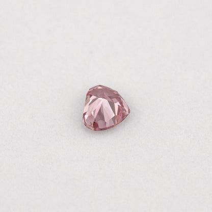 GIA Certified 0.07ct Fancy Intense Pink Natural Argyle Pink Diamond Heart Brilliant