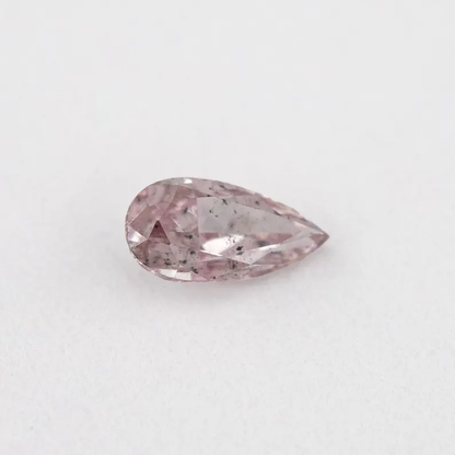 GIA Certified 0.20ct Fancy Light Pink Natural Argyle Pink Diamond Pear Brilliant SI2
