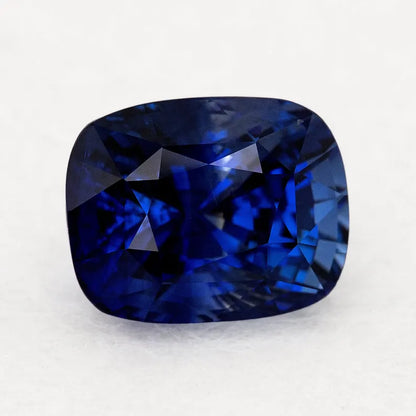 GRS Certified 5.41 ct. Natural Blue Sapphire Cushion Ceylon Sri Lanka Heated