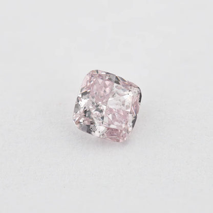 GIA Certified 0.26 Ct Untreated Fancy Pink Natural Diamond Cushion Solitaire|Custom Jewelry|Certificate|natural color|rare