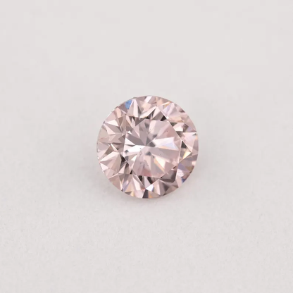 Argyle Certified 0.27ct 7PR Fancy Pink Natural Argyle Pink Diamond Round Brilliant
