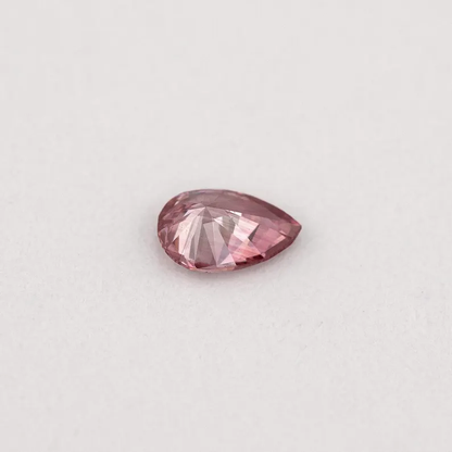 Argyle Certified 0.08ct 3P Fancy Vivid Pink Natural Argyle Pink Diamond Pear Brilliant