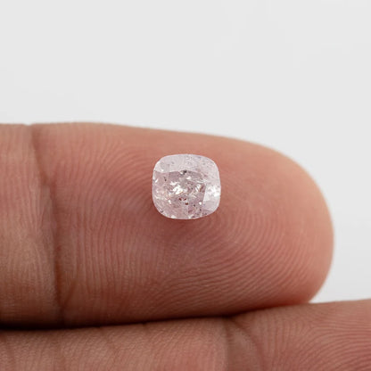 1.02ct Untreated Light Pink Natural Diamond Cushion 5.6x5.3mm Solitaire Carat Up|mined|Real|Custom Jewelry|Jewelry Maker|Rare|earthmined