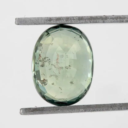 Mint Green Sapphire 2.19ct | Oval Cut Untreated Natural Gemstone | African Origin | For Custom Ring or Pendant Jewelry