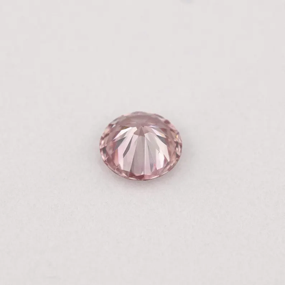 Argyle Certified 0.13ct 7PR Fancy Rose Pink Natural Argyle Pink Diamond Round Brilliant