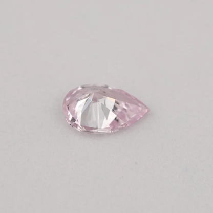 Argyle Certified 0.16ct 7PP Fancy Purple Pink Natural Argyle Pink Diamond Pear Brilliant