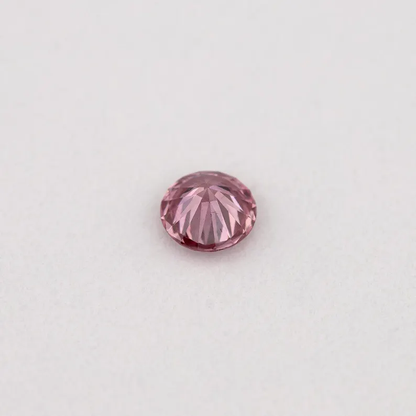 GIA Certified 0.07ct Fancy Intense Purplish Pink Natural Argyle Pink Diamond Round Brilliant VS1