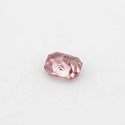 GIA Certified 0.14 Ct. Untreated Fancy Intense Pink Natural Diamond Radiant Solitaire |Custom Jewelry|Certificate|natural color|rare