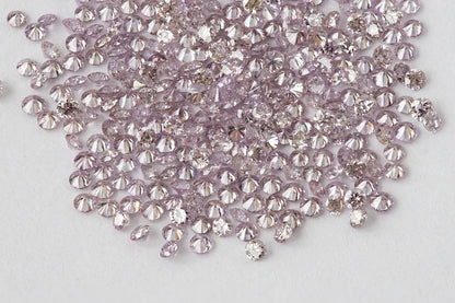 1pcs 1.3mm Fancy Intense Pink Natural Diamonds VS-SI Round Brilliant Selection|Argyle|Custom Jewelry|Pink Diamond|Matching