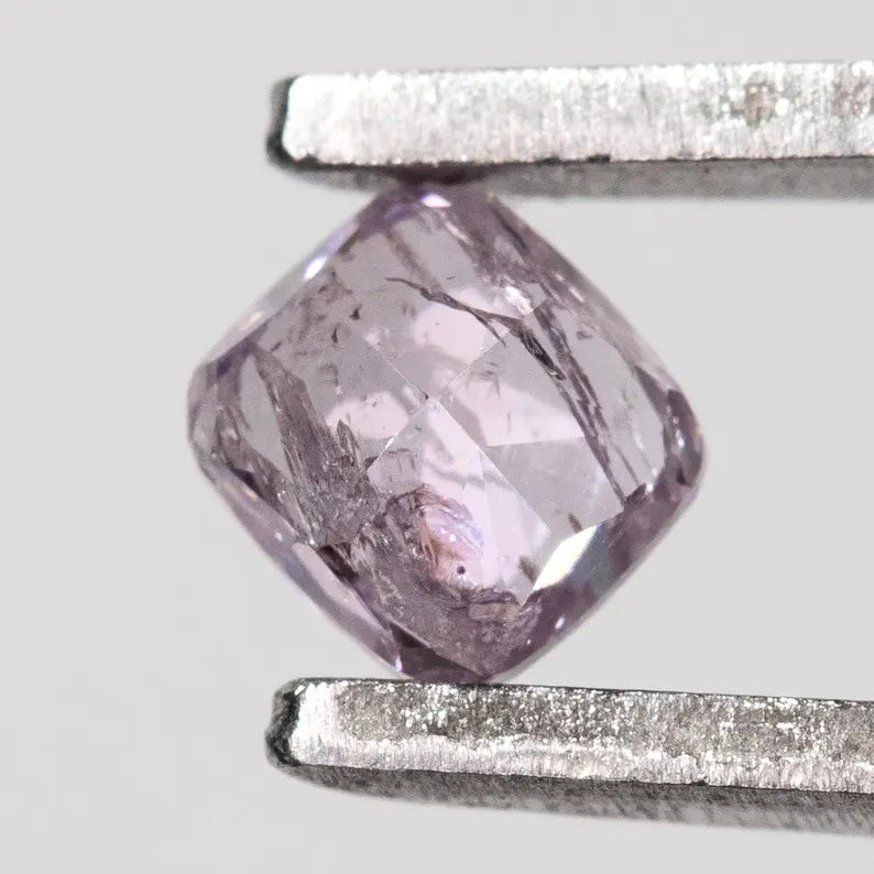0.18ct Fancy Vivid Pink Untreated Loose Natural Pink Diamond Cushion I3