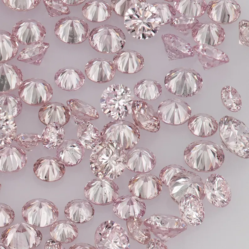 Argyle Pink Diamonds 0.25ct 0.8mm to 2.2mm mix scoop Argyle Pink Diamonds Untreated Natural Pink Diamond Round|Melee|accents|Argyle